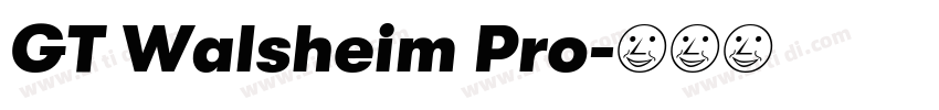 GT Walsheim Pro字体转换